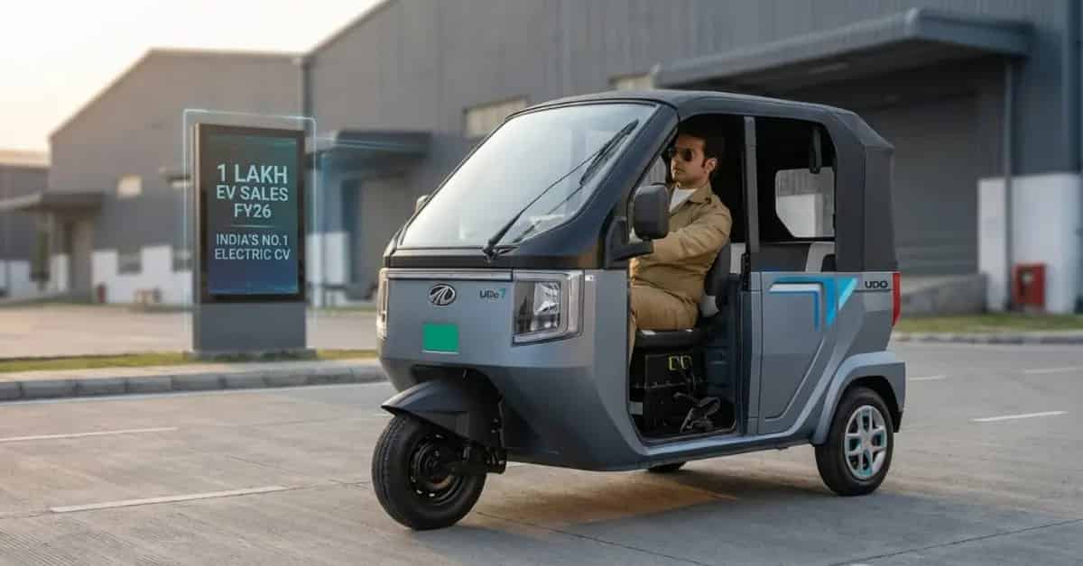 Mahindra Sales Over 1 Lakh EV in FY26: Tops India's Electric CV Market for the Fourth Year Running