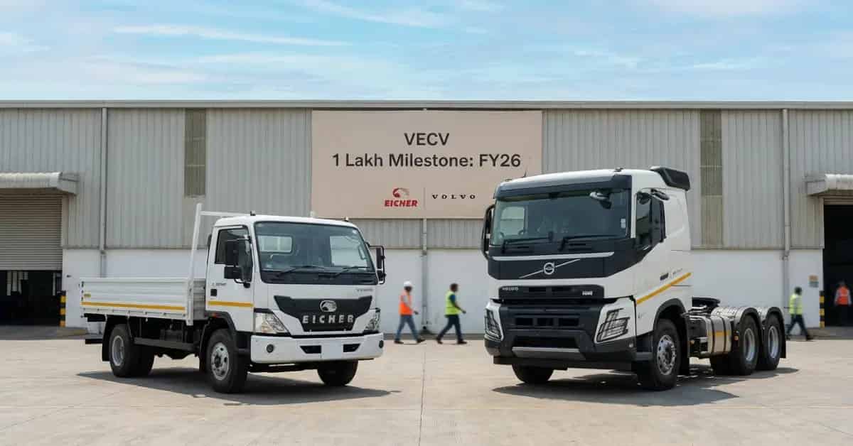 VECV Hits Over 1 Lakh Commercial Vehicle Sales in FY 2025-26