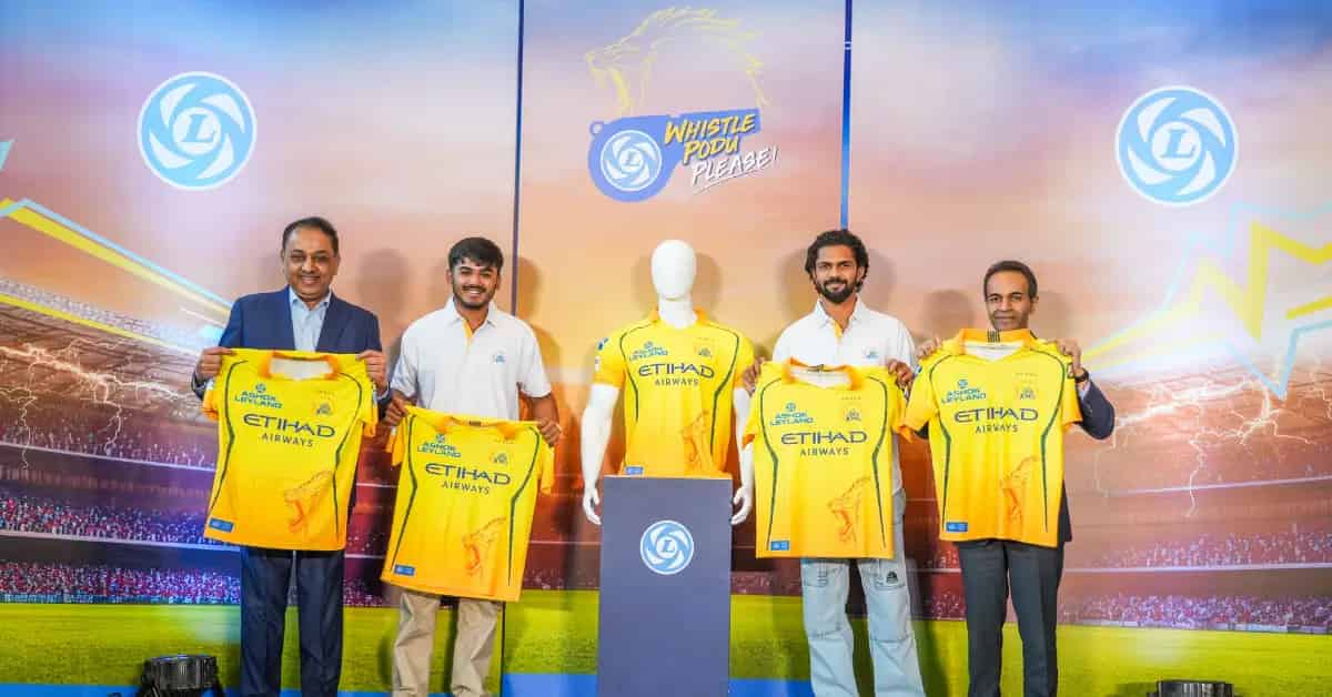 Ashok Leyland Will Be the Official Sponsor of Chennai Super Kings