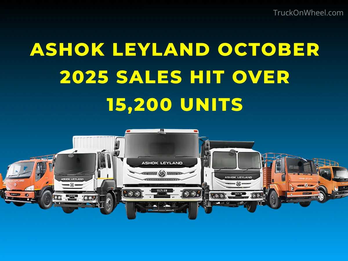 Ashok Leyland October 2025 Sales Hit Over 15,200 Units