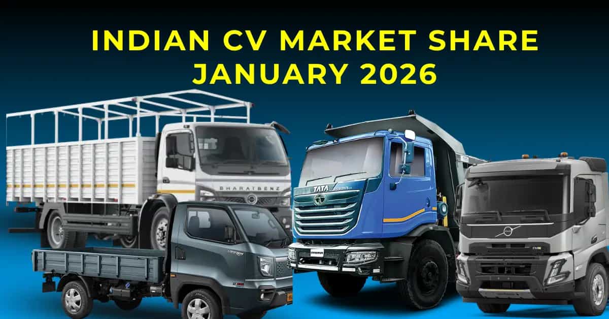 Indian CV Market Share January 2026: Record 1.7 Lakh Units Sold