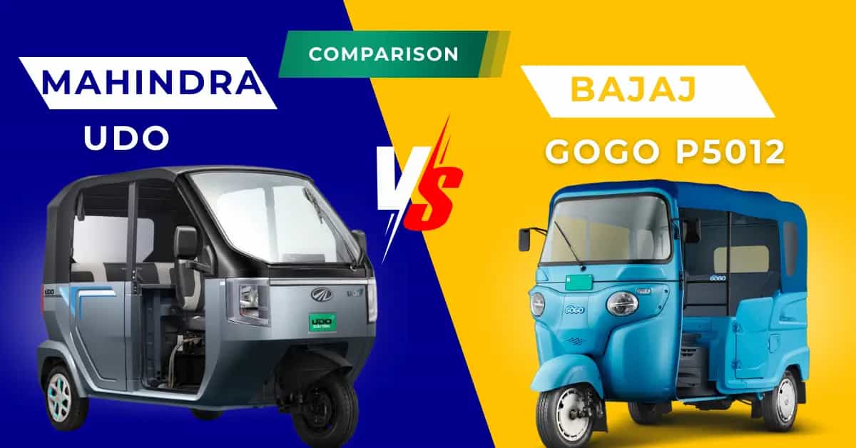 Mahindra Udo vs Bajaj GoGo P5012 Comparison: Which Is Better