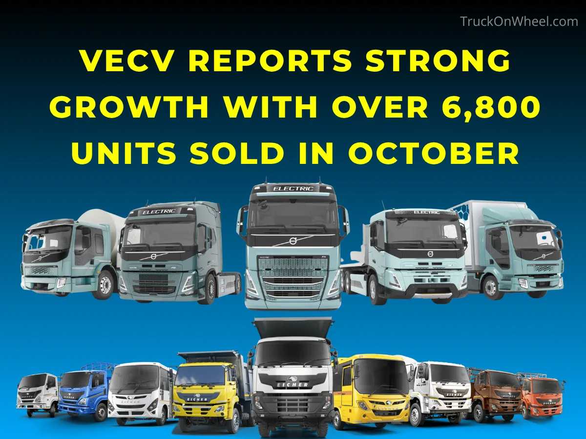 VECV Sales Grow 11% with 6,881 Units Sold in October 2025