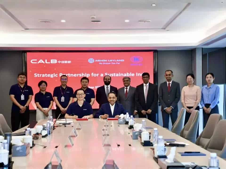 Ashok Leyland Advances Local Battery Plant Plans with CALB