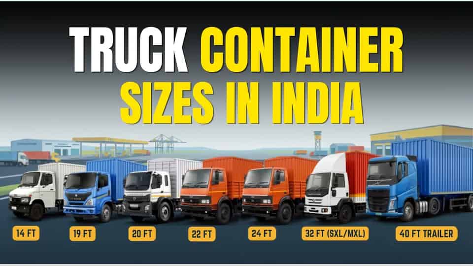 Container Truck Size in India 2026: Dimensions, Height & Capacity