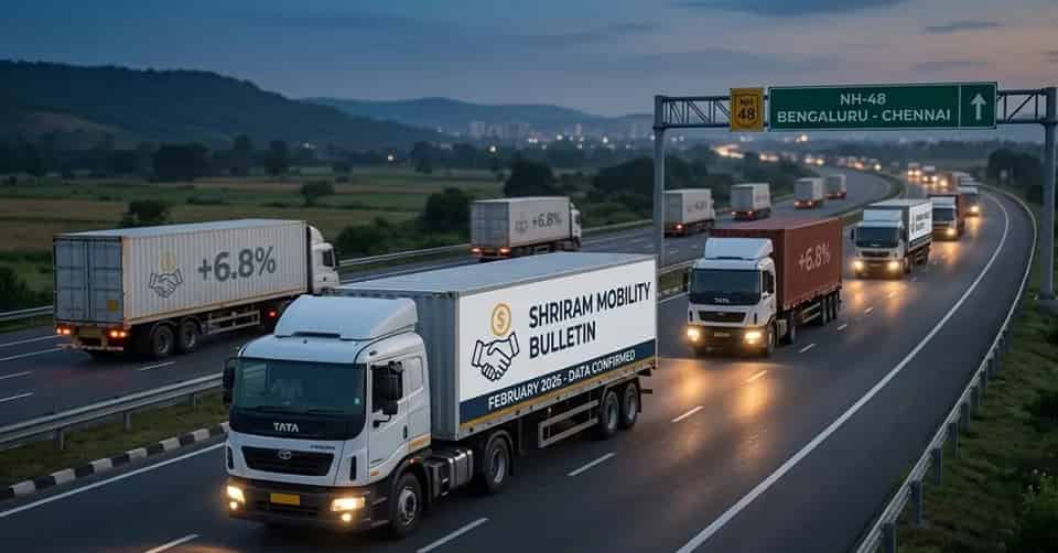 Shriram Mobility Report Shows Stable Truck Rentals in Feb 2026
