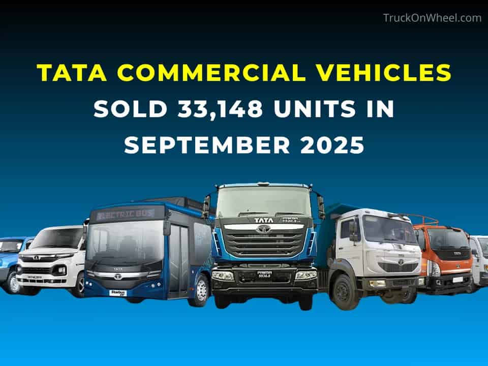 Tata Commercial Vehicles Sold 33,148 Units In September 2025