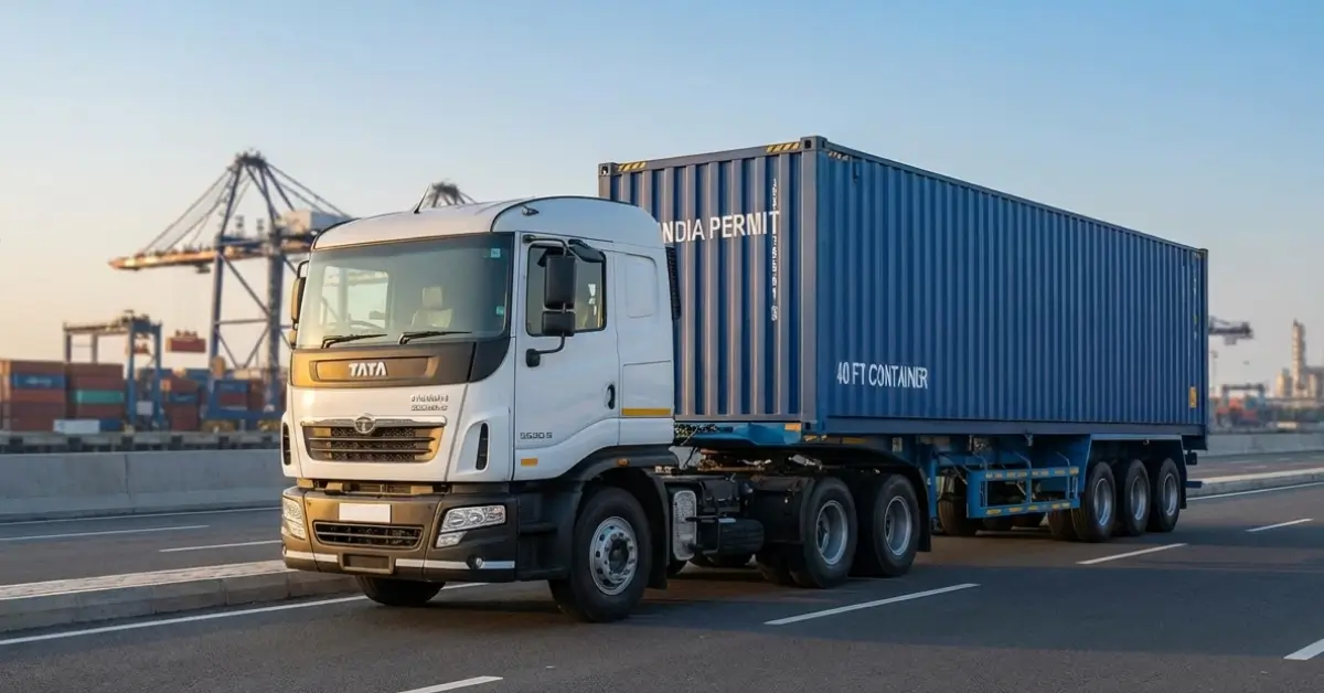 40 Feet Container Truck Dimensions in India: Payload, Models in 2026-image