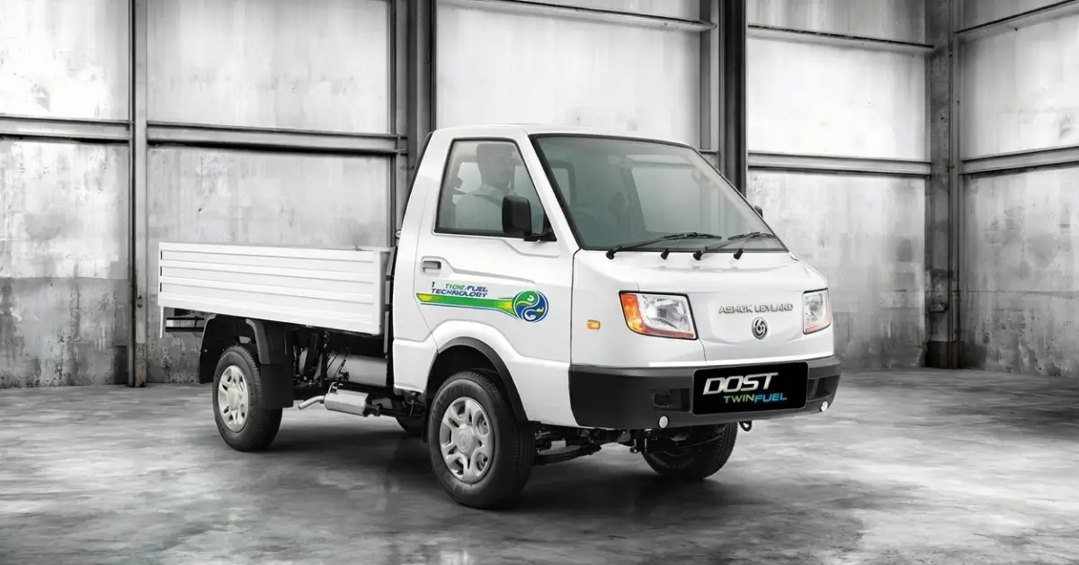 Ashok Leyland Dost Twin Fuel Mini Truck Launched at Rs 8.20 Lakh With CNG-Petrol Switching