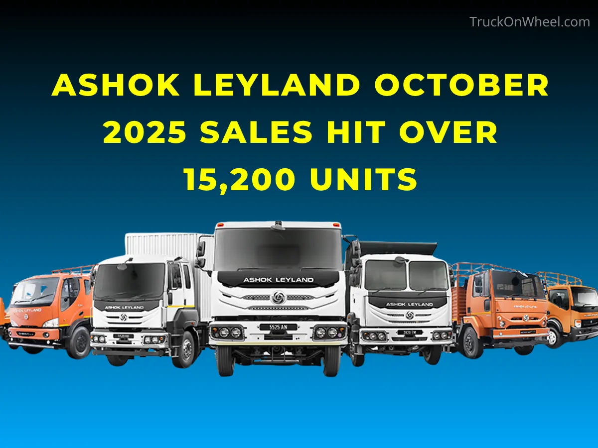 Ashok Leyland October 2025 Sales Hit Over 15,200 Units-image