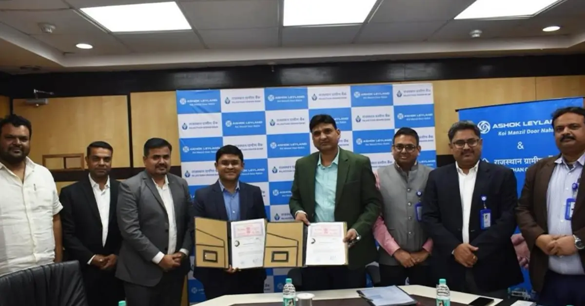 Ashok Leyland Partners Rajasthan Gramin Bank for Vehicle Finance