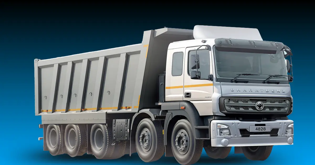 BharatBenz Launches Upgraded 4828RT 10x4 Tipper With Longer Body