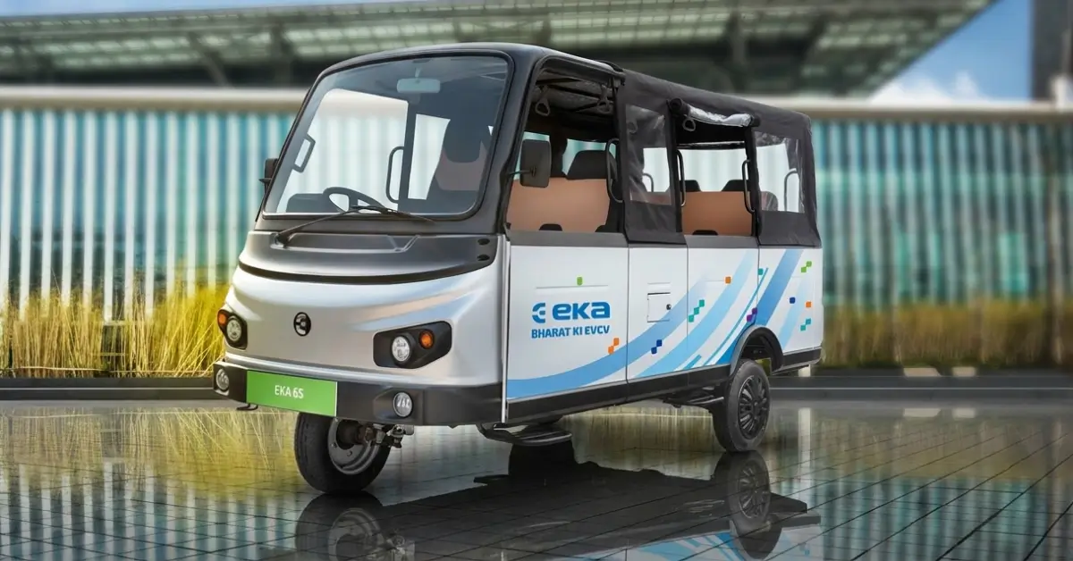 EKA Mobility Launches First 6-Seater Electric Auto at Rs 6.50 Lakh-image