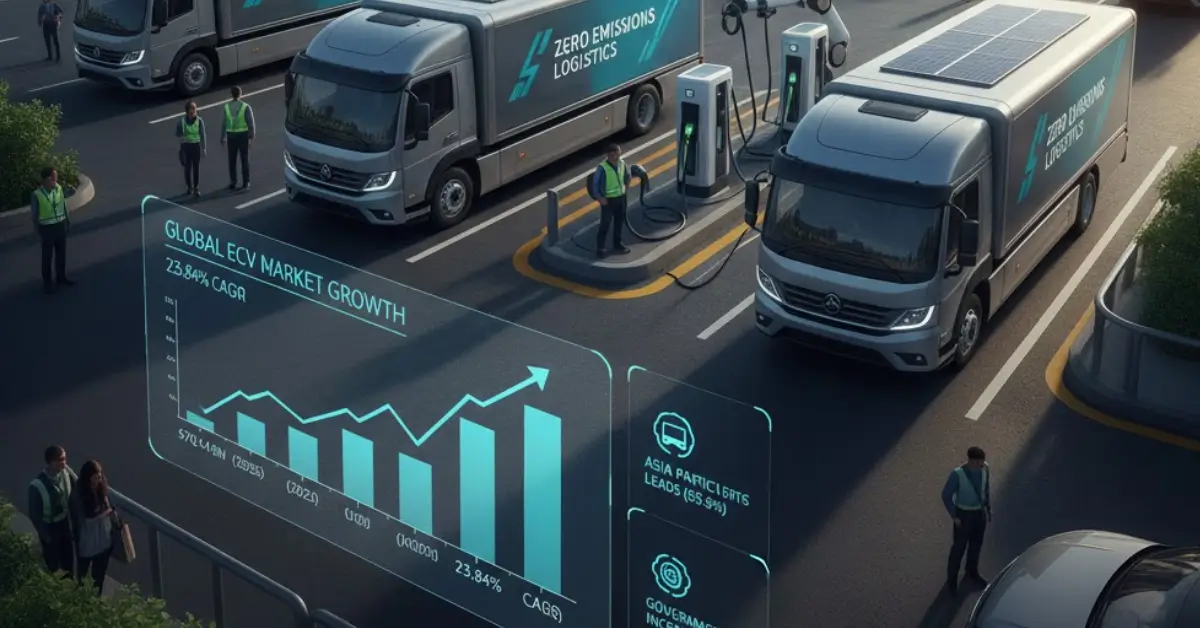 Electric Commercial Vehicle Market to Hit $265.69 Billion by 2033-image