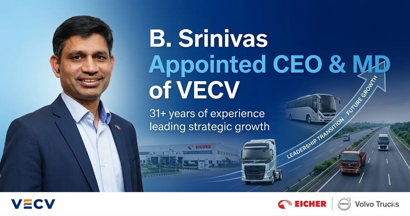 From Engineer to CEO: B Srinivas's Three-Decade Journey at VECV-image