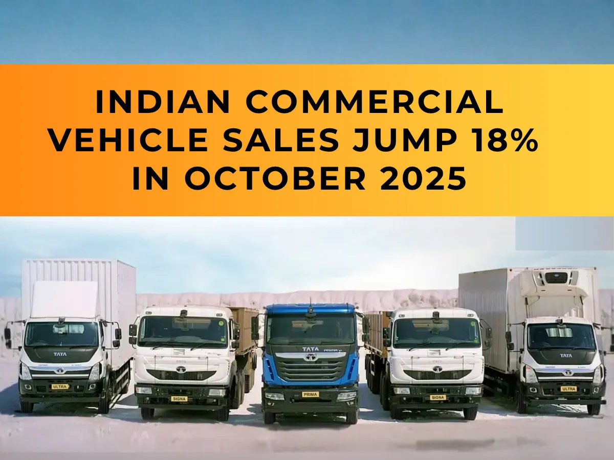 Indian Commercial Vehicle Sales Jump 18% in October 2025 Indian Commercial Vehicle Sales Jump 18% in October 2025-image