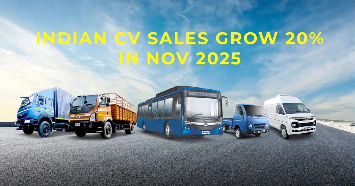 Indian Commercial Vehicle Sales Grow 20% in Nov 2025 Indian Commercial Vehicle Sales Grow 20% in Nov 2025-image