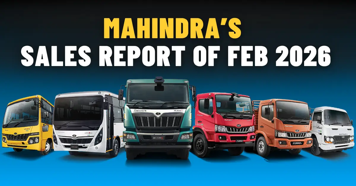 Mahindra Feb 2026 CV and 3W Sales Jump 17% to 33,775 Units-image