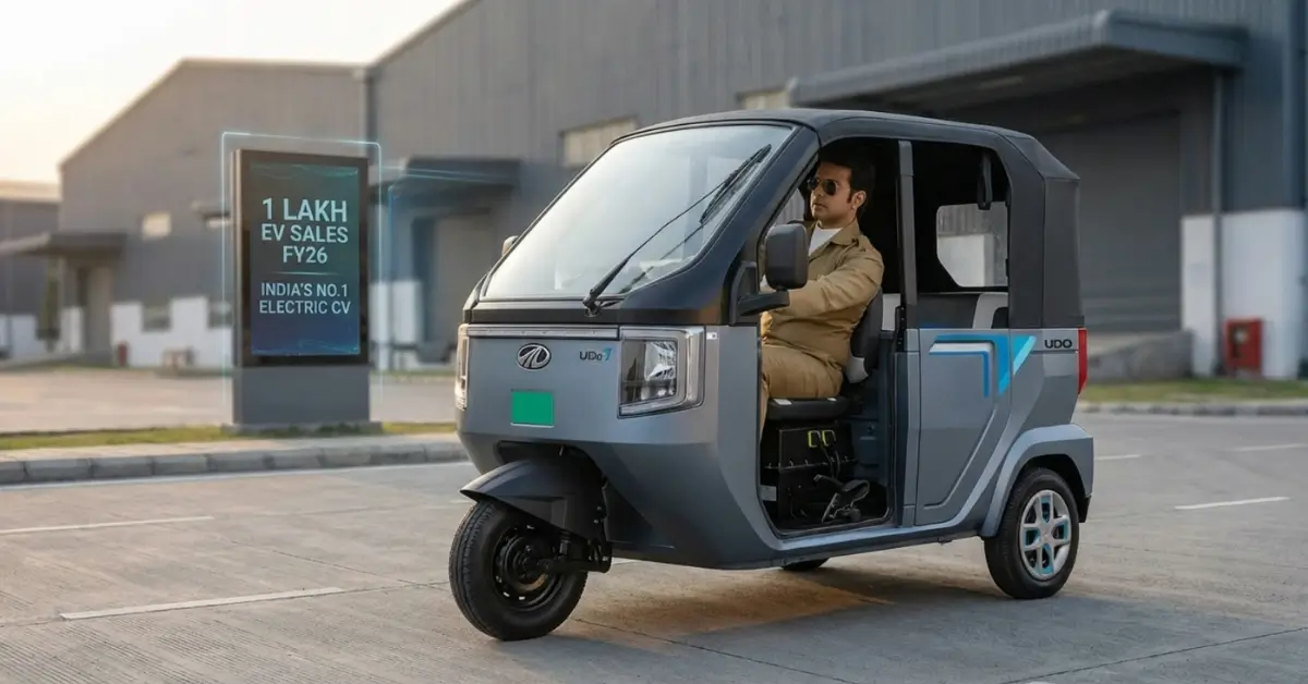 Mahindra Sales Over 1 Lakh EV in FY26: Tops India's Electric CV Market for the Fourth Year Running-image