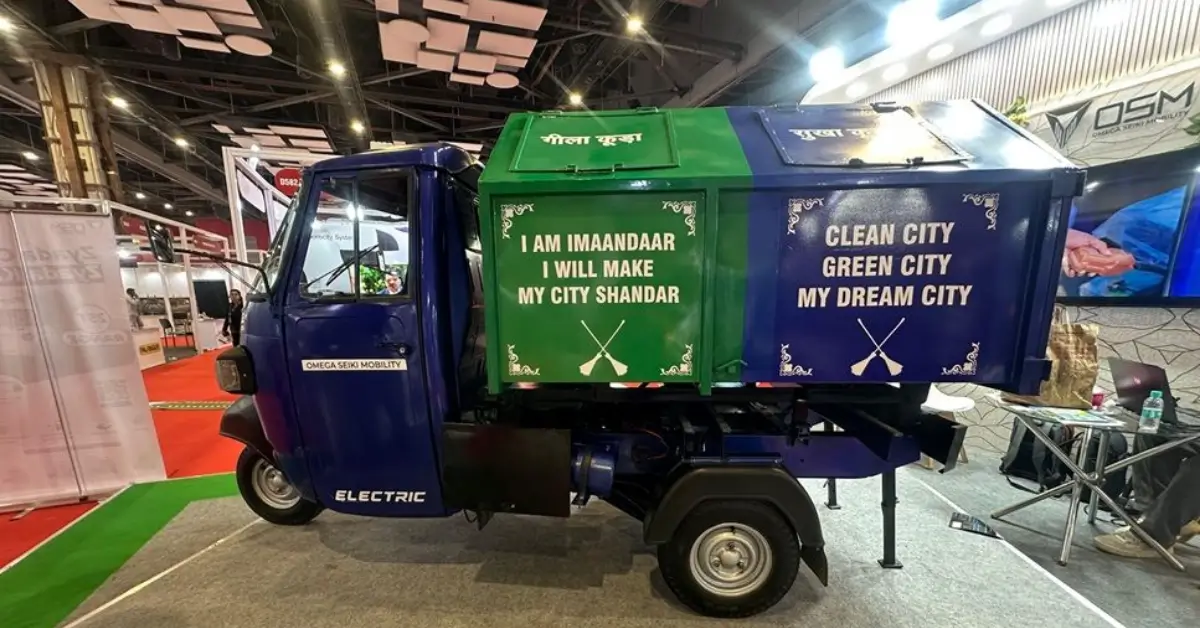 Omega Seiki RAGE Plus Electric Garbage Tipper Launched at Rs 4.5 Lakh Omega Seiki RAGE Plus Electric Garbage Tipper Launched at Rs 4.5 Lakh-image