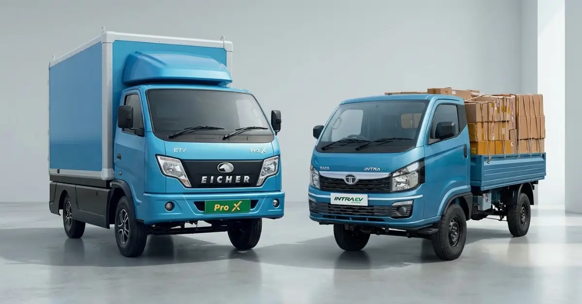 Tata Intra EV vs Eicher Pro X: Which Electric Pickup is Best in 2026?-image