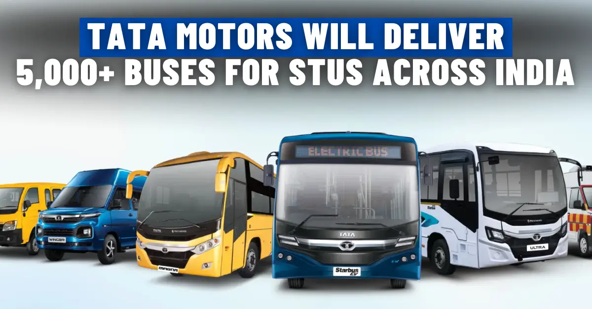 Tata Motors Gets Orders for Over 5000 Buses from STUs Across India-image