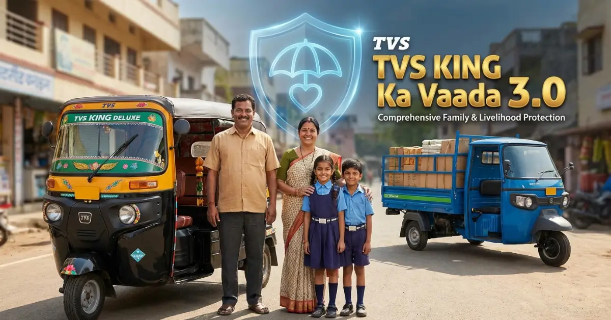 TVS Launches KING Ka Vaada 3.0 with Family Protection & Warranty TVS Launches KING Ka Vaada 3.0 with Family Protection & Warranty-image