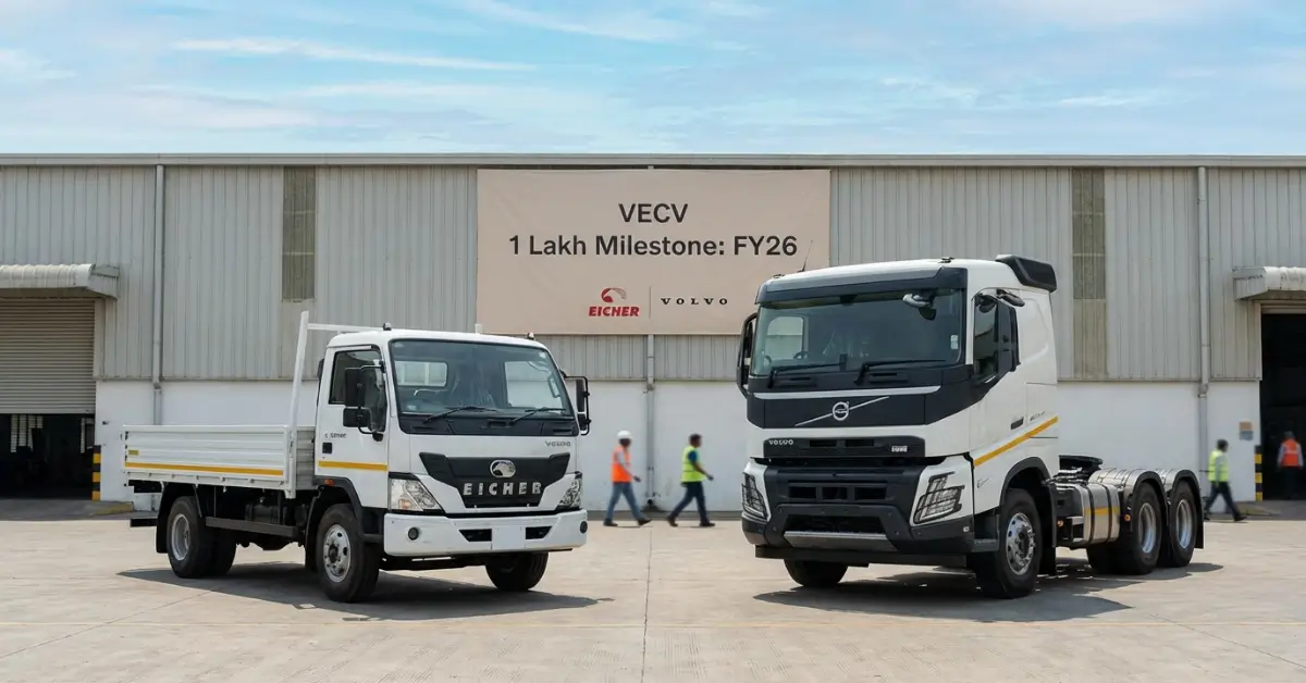 VECV Hits Over 1 Lakh Commercial Vehicle Sales in FY 2025-26-image