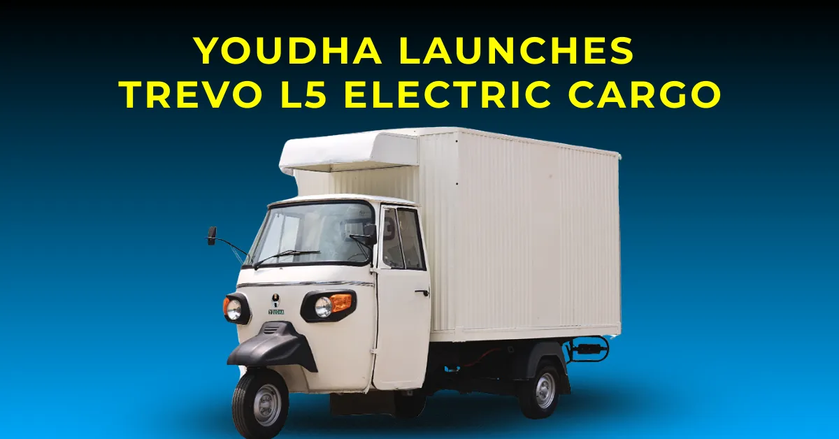 Youdha Trevo L5 Electric Cargo Launched at ₹4.35-4.75 Lakh Youdha Trevo L5 Electric Cargo Launched at ₹4.35-4.75 Lakh-image